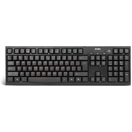 Клавиатура SVEN Standard 304 USB+HUB (+USB-порт, black) Клавиатура SVEN Standard 304 USB+HUB (+USB-порт, black) купить по самой низкой цене