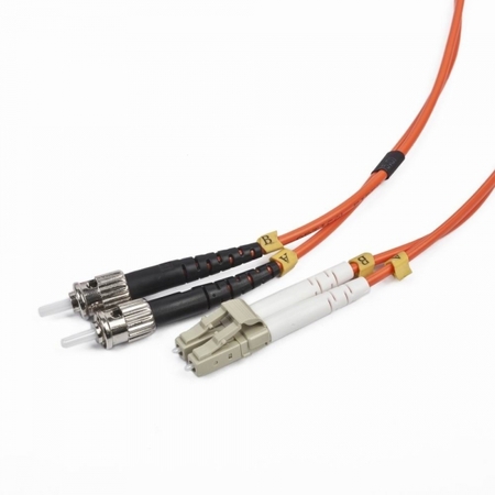 Кабель оптич. Gembird CFO-LCST-OM2-1M 1м,50/125 OM2,DuplMultimod.LC/ST купить по самой низкой цене