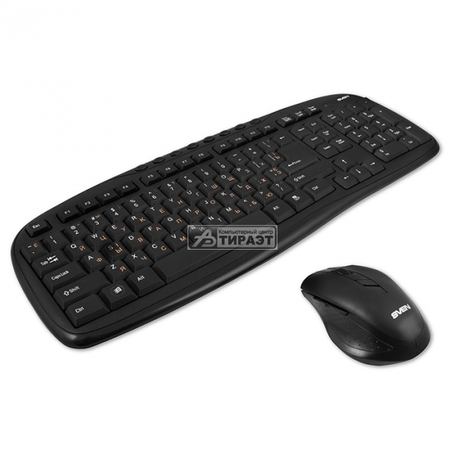 Клавиатура+мышь SVEN KB-C3600W Wireless, USB, black купить по самой низкой цене