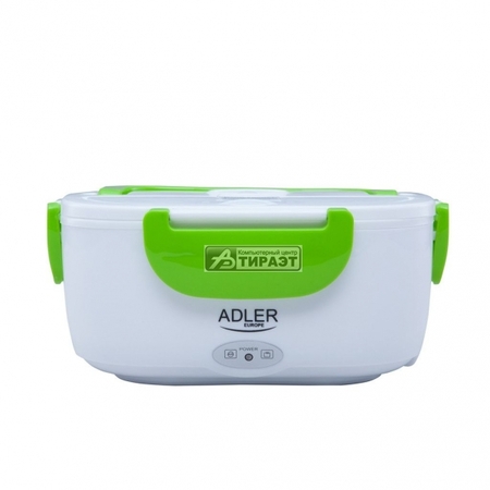 Koнтeйнep подогреваемый для пищи ADLER (AD 4474) 1.1л,white/green купить по самой низкой цене