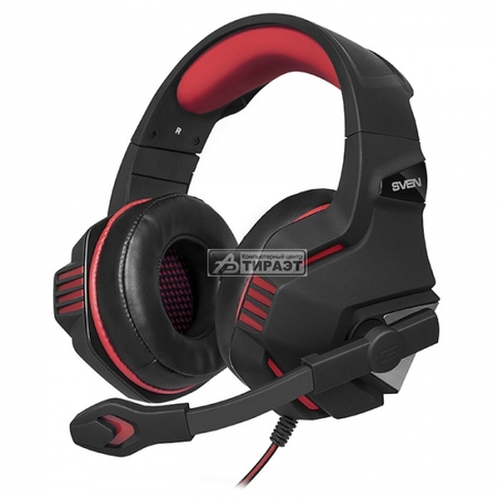 Наушники с микрофон. SVEN AP-G890MV (20–20000, 2.2м, 2*3,5мм/3pin) blk/red Наушники с микрофон. SVEN AP-G890MV (20–20000, 2.2м, 2*3,5мм/3pin) blk/red купить по самой низкой цене
