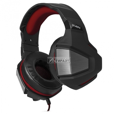 Наушники с микрофон. SVEN AP-G890MV (20–20000, 2.2м, 2*3,5мм/3pin) blk/red Наушники с микрофон. SVEN AP-G890MV (20–20000, 2.2м, 2*3,5мм/3pin) blk/red купить по самой низкой цене