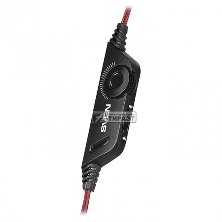 Наушники с микрофон. SVEN AP-G890MV (20–20000, 2.2м, 2*3,5мм/3pin) blk/red Наушники с микрофон. SVEN AP-G890MV (20–20000, 2.2м, 2*3,5мм/3pin) blk/red купить по самой низкой цене
