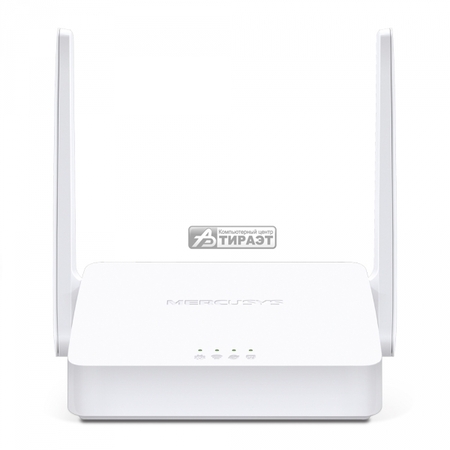 Маршрутизатор Mercusys MW302R (2p Lan+1p Wan, с802.11n/b/g, 300Mbps, 2.4ГГц, 2 антены) купить по самой низкой цене
