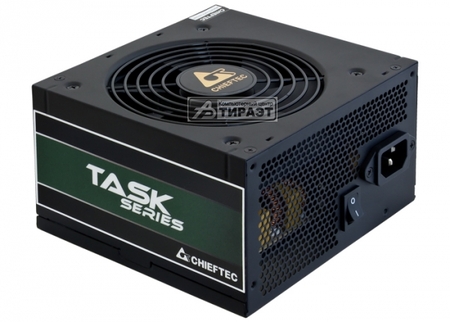 Блок питания 500W CHIEFTEC Task TPS-500S BULK (без кабеля) ATX2.3,24pin+8p+8p,12см,APFC купить по самой низкой цене