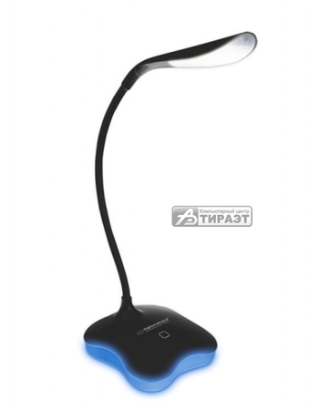 Лампа настольная светодиодная Esperanza MIMOSA black (ELD105K), 3W/5500K, питан.USB, 3 уровня яркости лампы купить по самой низкой цене
