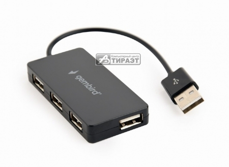 HUB 4PORT USB 2.0 UHB-U2P4-04 black купить по самой низкой цене