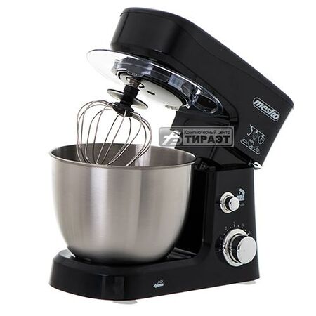 Кухонный комбайн Mesko MS 4217 (700-1200Вт, 6 скоростей, емкость чаши 3.5л. из нержавеющей стали, 3 насадки) купить по самой низкой цене