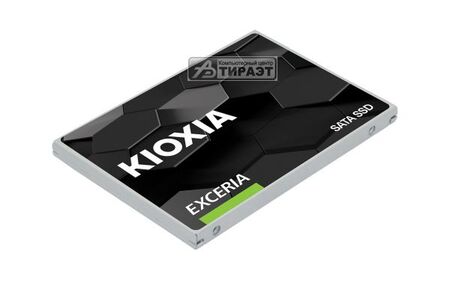 SSD 480Гб, SATA3, 2.5", Kioxia Exteria (LTC10Z480GG8) 3D TLC NAND, R/W 550/540, Black купить по самой низкой цене