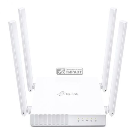 Маршрутизатор TP-LINK AC750 (Archer C24) 4 внешн. антены, 4p Lan + 1p Wan, 5/2.4ГГц 433/300Мбит/с купить по самой низкой цене