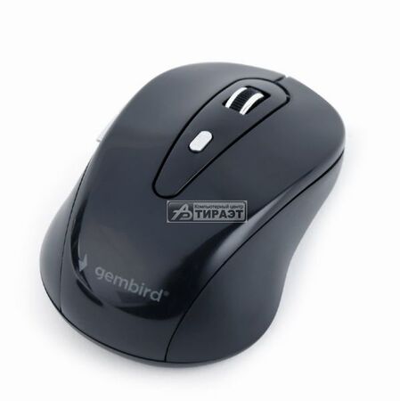 Мышь Gembird MUSW-6B-01 Wireless USB, 6кн., 800-1200-1600dpi, black купить по самой низкой цене