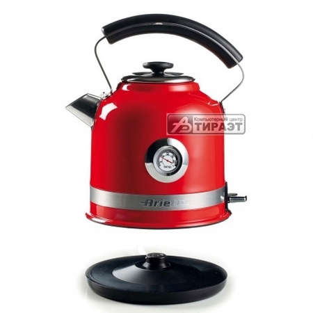 Электрочайник Ariete Moderna Rosso 2854/00 (1.7л, 2000Вт, корпуса-металл) red купить по самой низкой цене