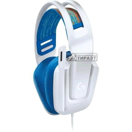 Наушники с микрофоном Logitech G335 Gaming (981-001018) 20-20000Гц, 36 Om, mini jack 3.5mm, white купить по самой низкой цене