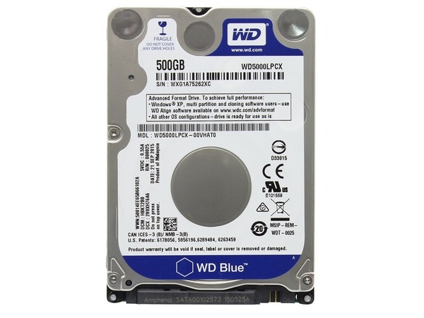 HDD 2,5' SATA3 500Gb Western Digital Blue (WD5000LPZX) 5400rpm, 128Mb HDD 2,5' SATA3 500Gb Western Digital Blue (WD5000LPZX) 5400rpm, 128Mb купить по самой низкой цене