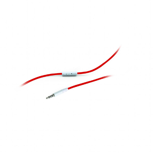 Наушники с микрофоном Gembird MHS-LAX-W (20-20000Hz, 32Ohm, 1.5м, 3.5mm 4-pin combo-jack) White/Red купить по самой низкой цене