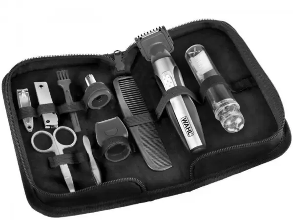 Машинка для стрижки волос (дорожный набор) Wahl Delux Travel Kit 05604-616 (борода, усы, баки, шея, в носу) купить по самой низкой цене