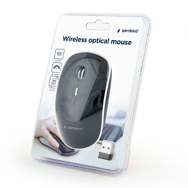 Мышь Gembird (MUSW-4B-01) Wireless USB, 4кн., 800-1200-1600dpi, black Мышь Gembird (MUSW-4B-01) Wireless USB, 4кн., 800-1200-1600dpi, black купить по самой низкой цене