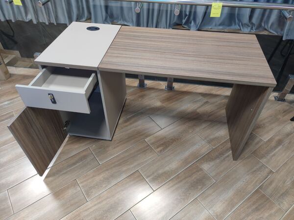 Стол офисный Luxury H10-T03-14 khaki grey + ash Стол офисный Luxury H10-T03-14 khaki grey + ash купить по самой низкой цене