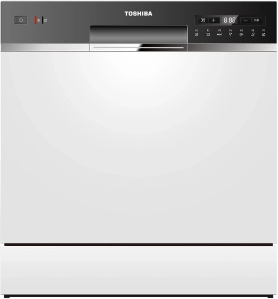 Посудомоечная машина Toshiba (DW-08T2EE(W)-PL) отдель.стоящая, 7 программ, 8 комплектов посуды Посудомоечная машина Toshiba (DW-08T2EE(W)-PL) отдель.стоящая, 7 программ, 8 комплектов посуды купить по самой низкой цене