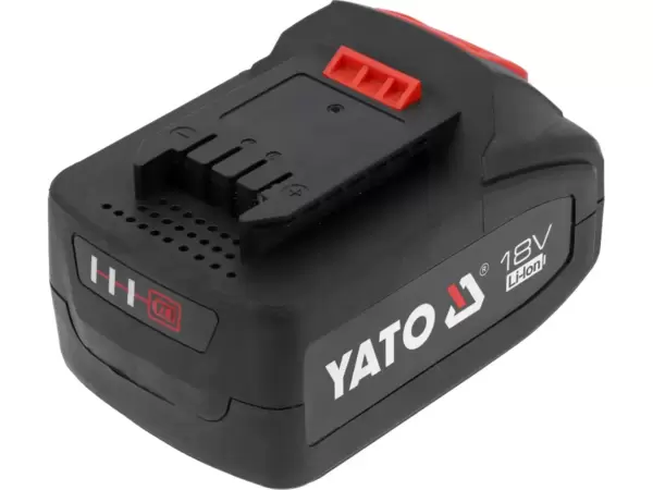 Аккумулятор YATO YT-828463 (18В, Li-Ion, 4Ач, индикатор заряда) купить по самой низкой цене
