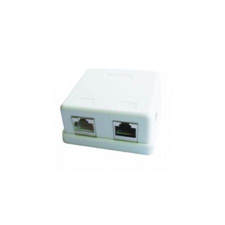RJ-45 розетка внешняя CAT.5E экранир.  2 порта (FTP) NCAC-HS-SMB2 купить по самой низкой цене