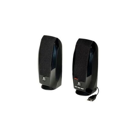 Акустика LOGITECH S150 USB 2.0 черн.  (0,6Вт x 2) (980-000029) купить по самой низкой цене