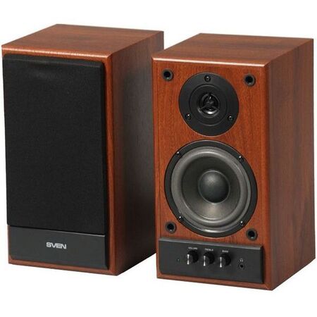 Акустика SVEN SPS-702 2.0 (2x20W) walnut купить по самой низкой цене