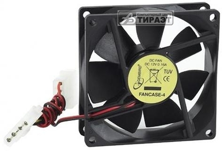 Вентилятор для корпуса PC GMB 80X80X25 (FANCASE-4) 4pin купить по самой низкой цене