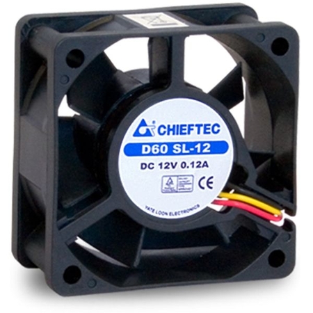 Вентилятор для корп.CHIEFTEC AF-0625S 60X60X25мм,21дБ,13CFM,2200об/мин купить по самой низкой цене