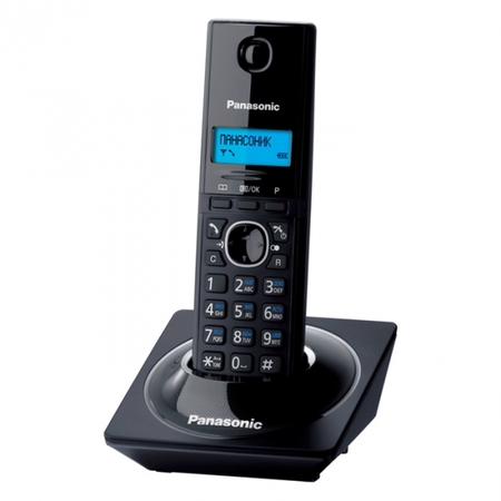 Тел/радио KX-TG1711UAB PANASONIC DECT,часы/буд-к,АОН черный купить по самой низкой цене