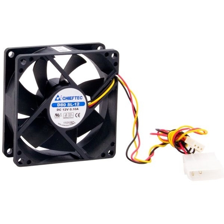 Вентилятор для корп.CHIEFTEC AF-0825S 80X80X25мм,23дБ,24CFM,2000об/мин купить по самой низкой цене