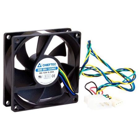 Вентилятор для корп.CHIEFTEC AF-0825PWM 80X80X25мм,32дБ,36CFM,3000об/м купить по самой низкой цене