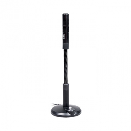 Микрофон SVEN MK-490 ( 2.4м.,подставка, черн.,30-16000Гц, -58±3дБ, мини-джек 3,5 мм) купить по самой низкой цене