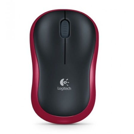 Мышь LOGITECH M185 Wireless black/red, USB (910-002240) 3кн. купить по самой низкой цене