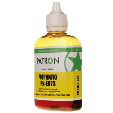 Чернила EPSON Stylus TX200/SX130/SX230 Yellow (PN-E073-322,Patron)90мл купить по самой низкой цене