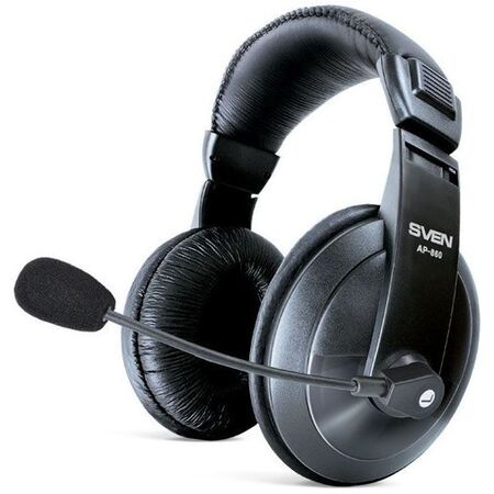 Наушники с микрофоном SVEN AP-860MV black купить по самой низкой цене