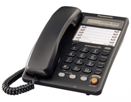 Телефон  KX-TS2365UAB PANASONIC, черный купить по самой низкой цене