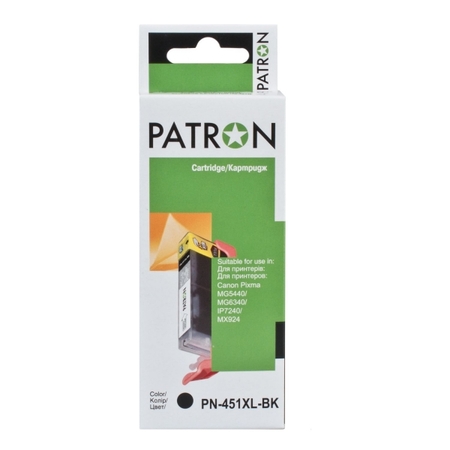 Картридж совм. Canon CLI-451XLBK Black (Patron) iP7240,MG5440/6340 купить по самой низкой цене