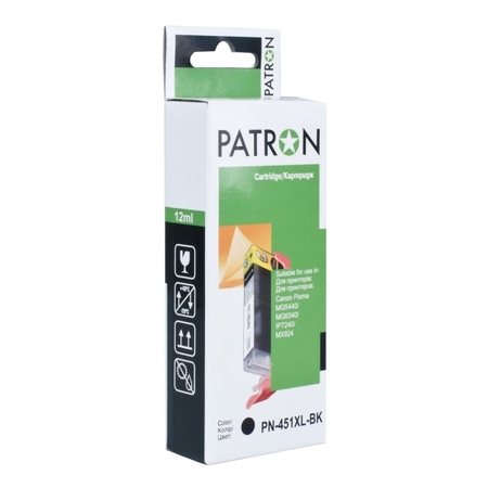 Картридж совм. Canon CLI-451XLBK Black (Patron) iP7240,MG5440/6340 купить по самой низкой цене
