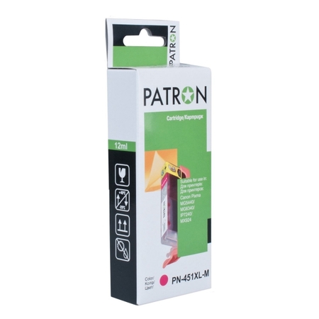 Картридж совм. Canon CLI-451XLM Magenta (Patron) iP7240,MG5440/6340 купить по самой низкой цене