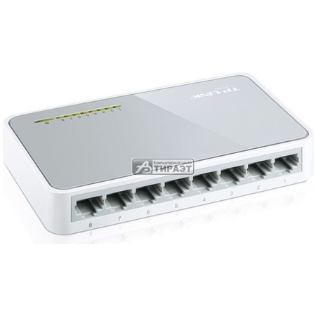 SWITCH TP-LINK TL-SF1008D 8 портов (8x10/100Мбит/с,пластик.корпус) купить по самой низкой цене