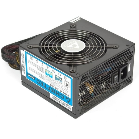 Блок питания 750W CHIEFTEC A-80 CTG-750C ATX 12V 2.3, 24+8+2x8pin, Fan 12см, APFC, 85+, полумодульный купить по самой низкой цене