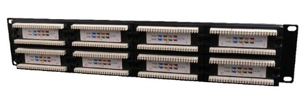 Панель ETHERNET 19' PATCH PANEL UTP 48PORT CAT.5E NPP-C548CM-001 купить по самой низкой цене