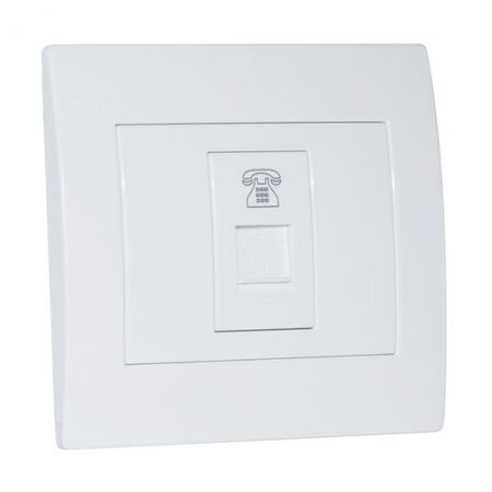 RJ-11 розетка телефонная внутренняя SVEN SE-126 1порт,шторка (White) купить по самой низкой цене