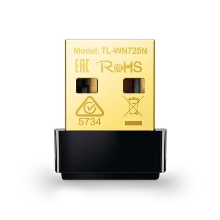 Адаптер WI-FI TP-LINK TL-WN725N USB,150Мбит/с,802.11n,внутр.антенна купить по самой низкой цене