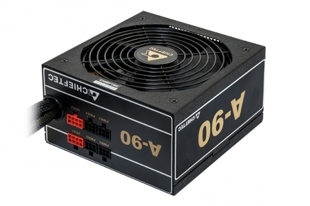 Блок питания 650W CHIEFTEC A-90 GDP-650C ATX 12V 2.3, 24+8+2x8pin, Fan 14см, APFC, 90+, полумодульный купить по самой низкой цене