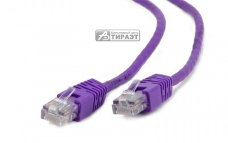 PATCH CORD UTP CAT.5E,0.5м. (PP12-0.5M/V) violet купить по самой низкой цене