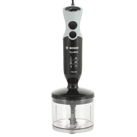 Блендер Bosch MSM67170 (погружной,750W,12 скорст,измельчитель, венчик) купить по самой низкой цене