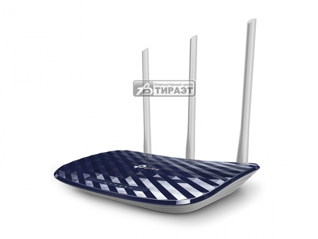 Маршрутизатор TP-LINK AC750 (Archer C20) 3 внешн. антены, 4pLan+1pWan,5/2.4ГГц 433Мбит/с купить по самой низкой цене