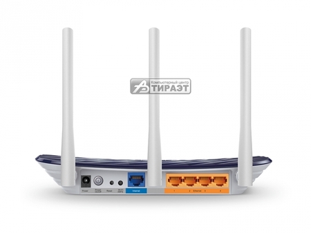 Маршрутизатор TP-LINK AC750 (Archer C20) 3 внешн. антены, 4pLan+1pWan,5/2.4ГГц 433Мбит/с купить по самой низкой цене